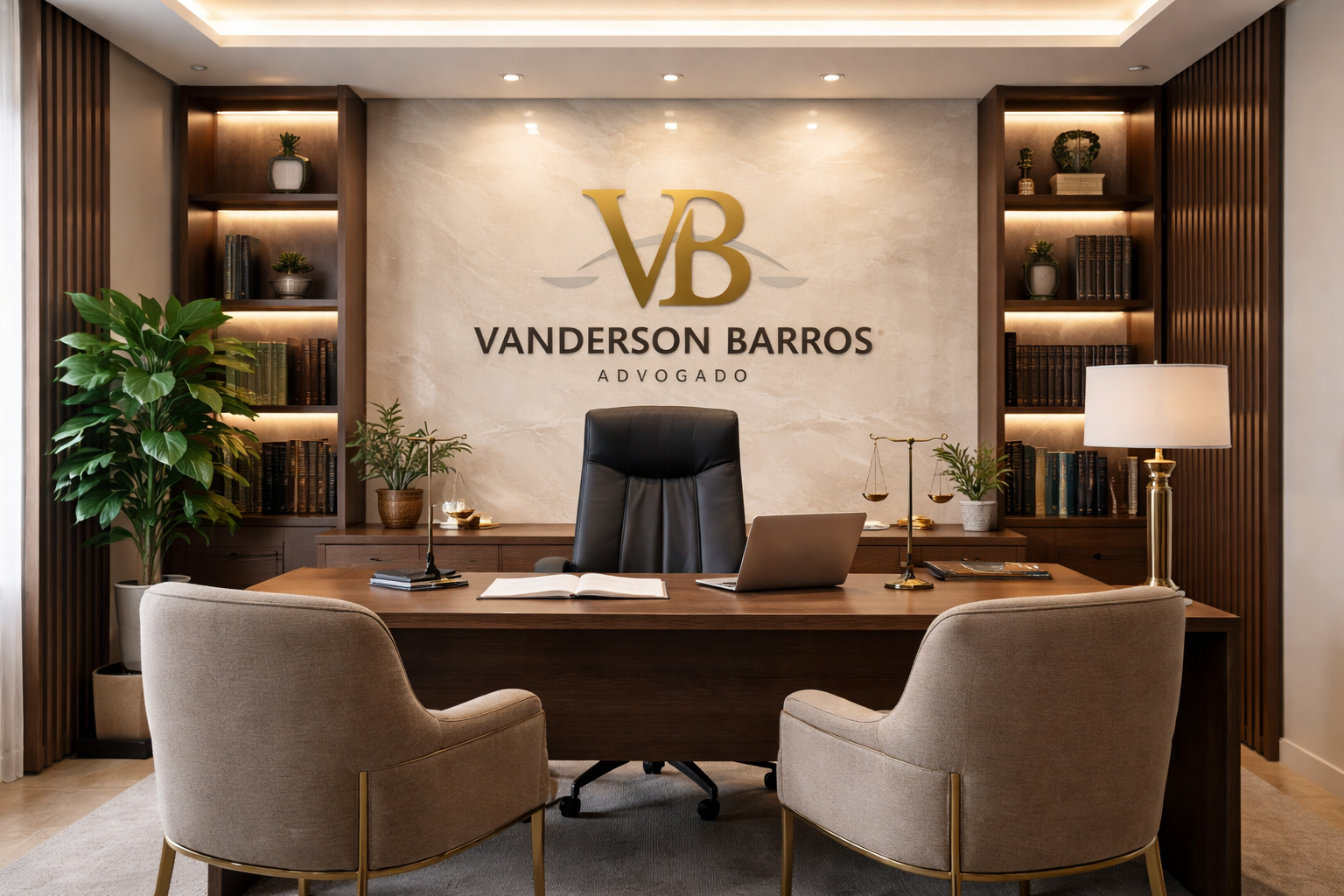 Entrada do escritório